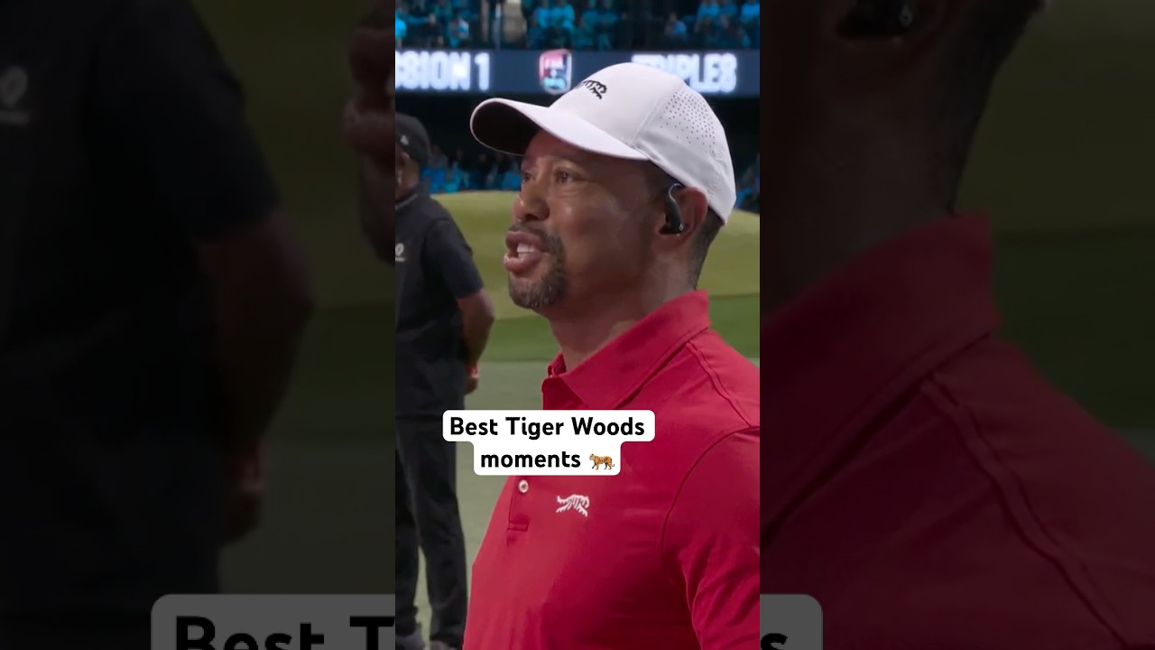 Best Tiger Woods moments from ​⁠week 5 of the @TGL 🎙️