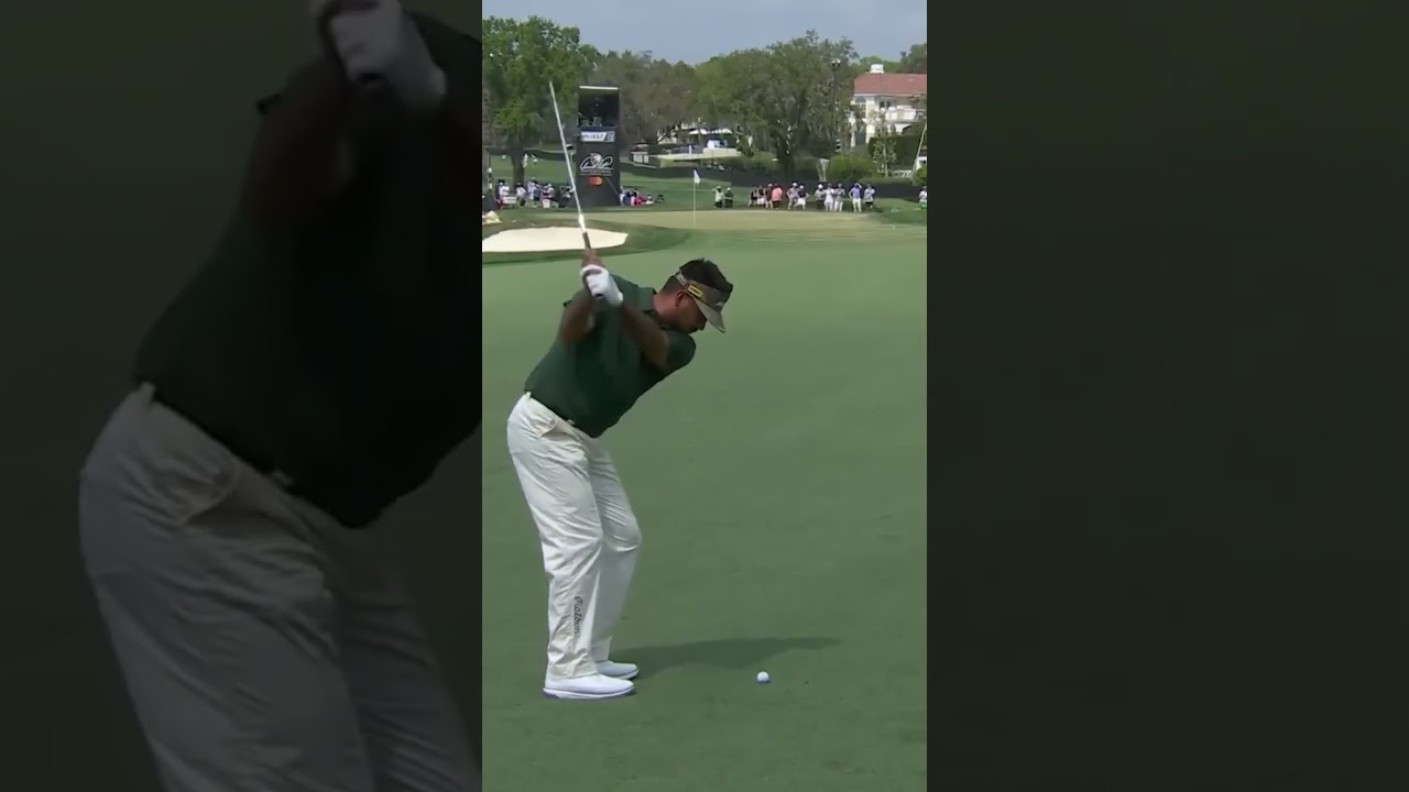 Jason Day Sandwedge Swing Down the Line from 90 yards 2025 #jasonday #pgatour #golfswing