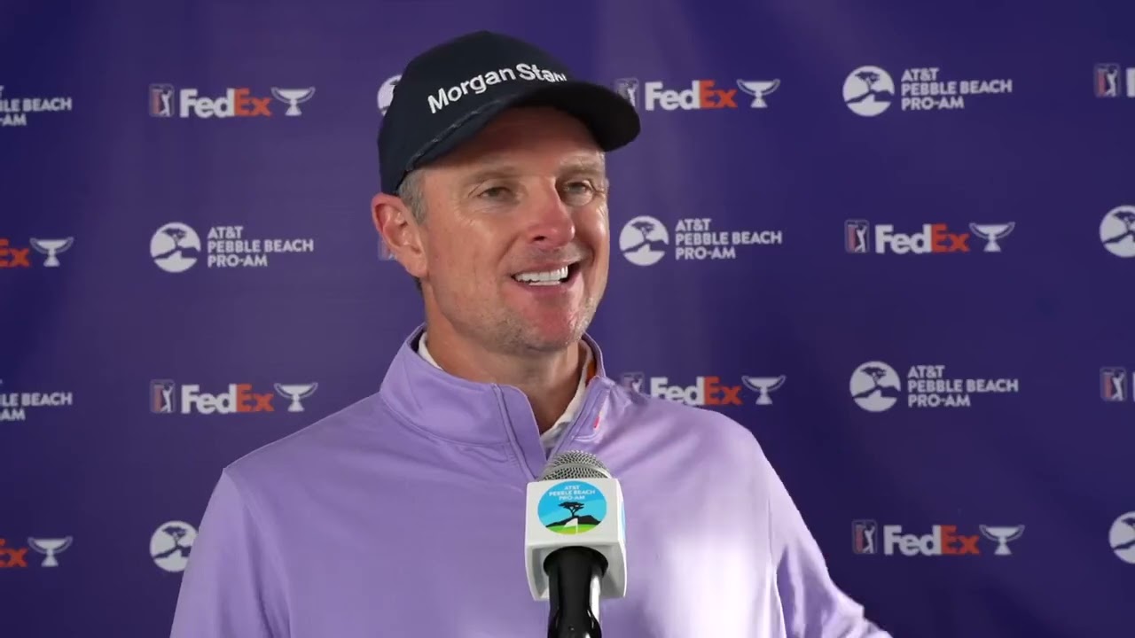 Justin Rose Recaps Performance at 2025 AT&T Pebble Beach Pro Am | PGA Tour Post-Tournament