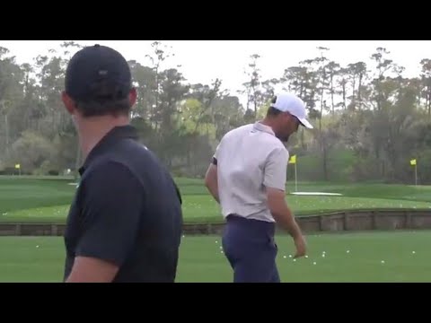 Rory McIlroy's cheeky Players dig at Scottie Scheffler caught on camera