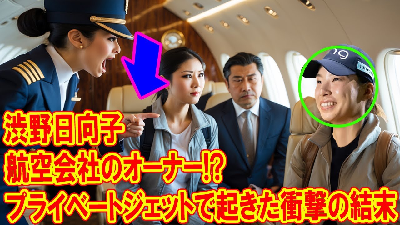 渋野日向子が航空会社のオーナー!? プライベートジェットで起きた衝撃の結末