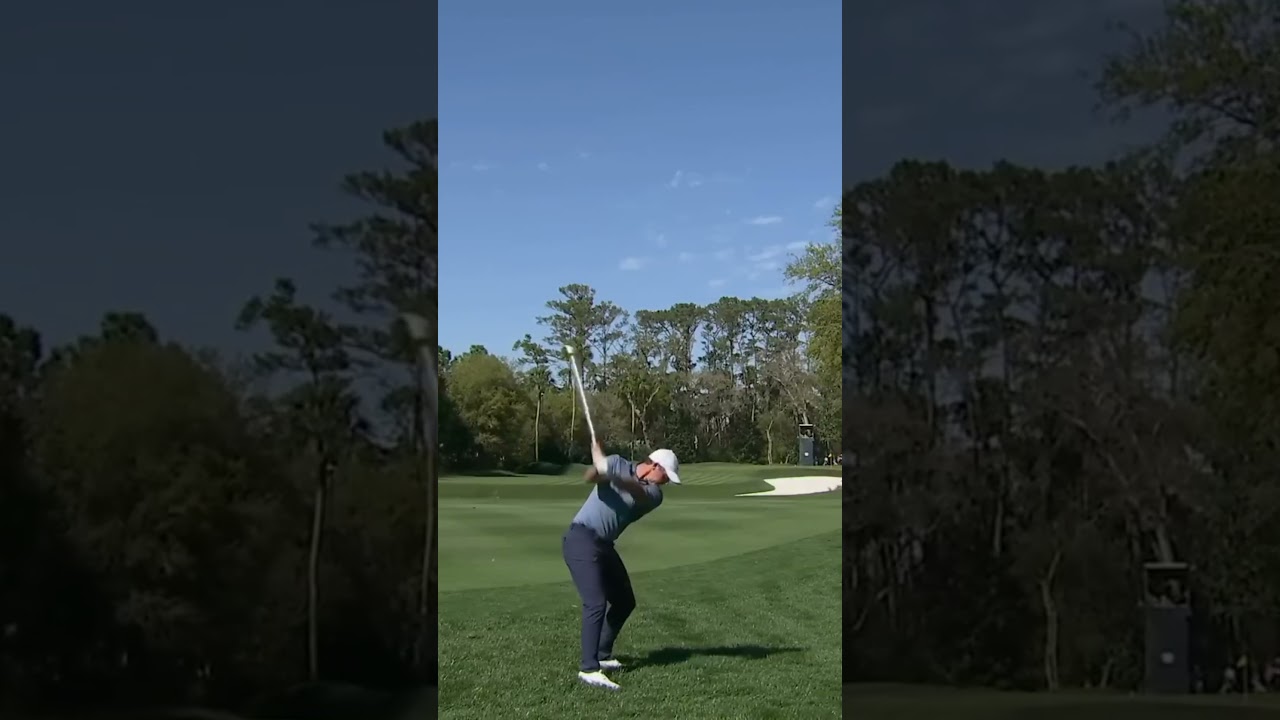 Rory McIlroy Iron Swing Down the Line Out of Rough The Players 2025 #rorymcilroy #pgatour #golf