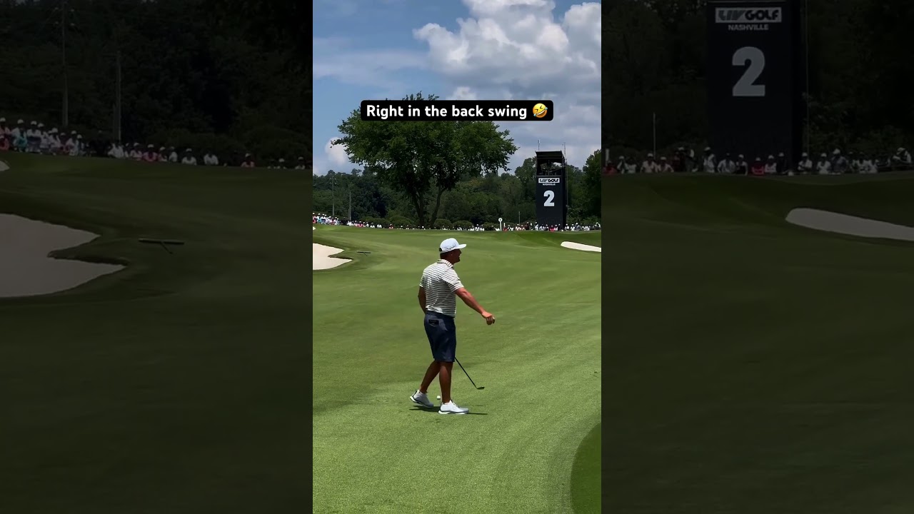 Not in the Backswing! 😂  #golf #golfing #brysondechambeau #fyp #fypage