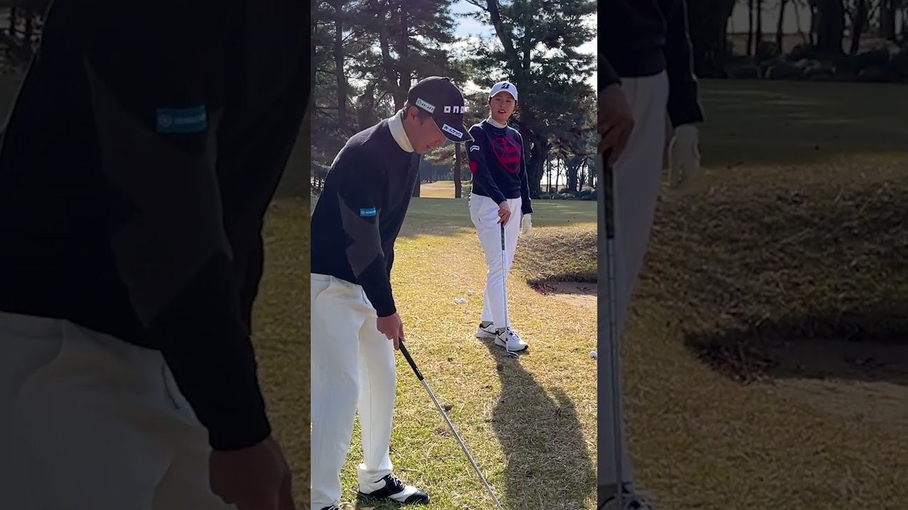 【シンプル】バンカー越えのアプローチ攻略法 #ゴルフ #大里桃子 #女子プロ レッスン