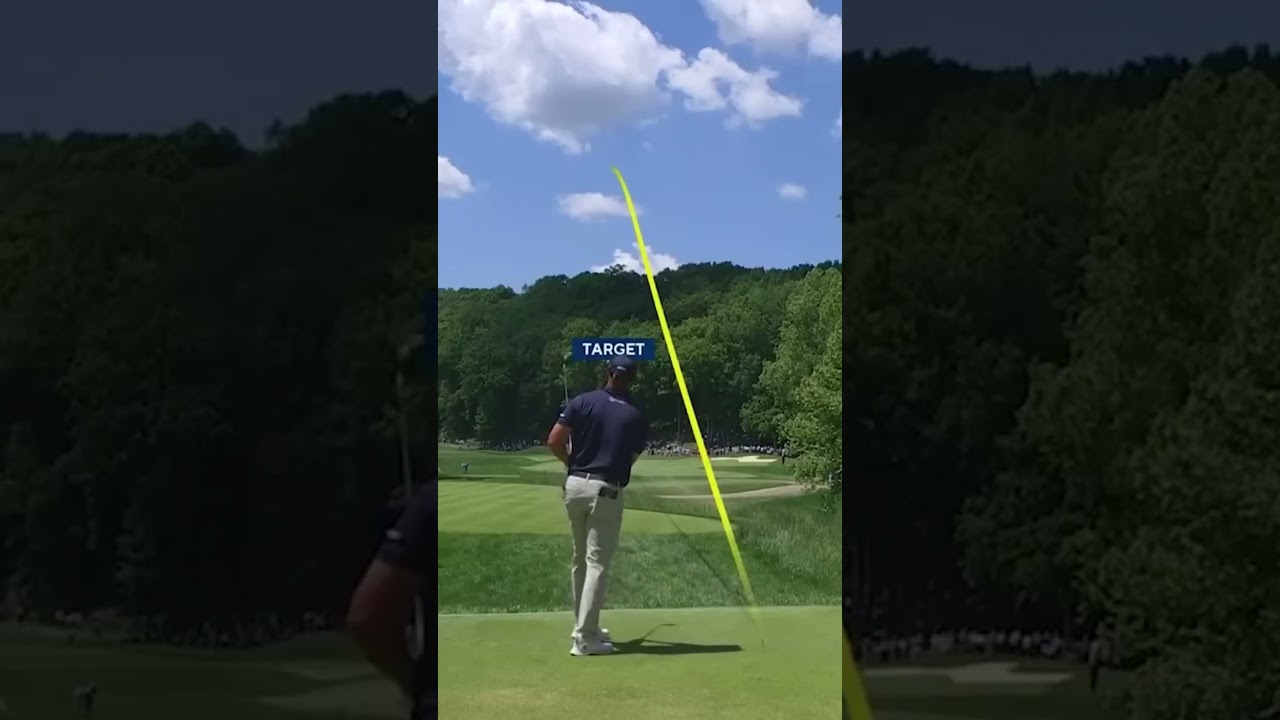 Bryson DeChambeau Driver Down the Line 2024 #brysondechambeau #pgatour #golfswing