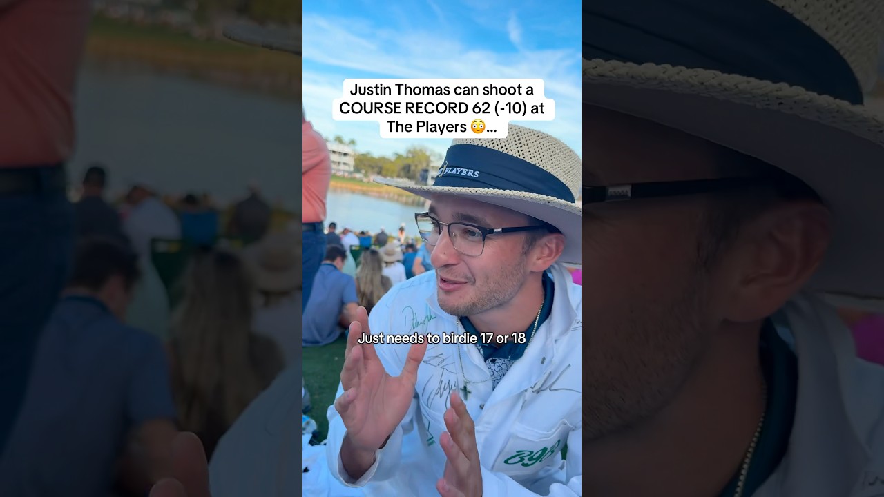 Justin Thomas COURSE RECORD 62(-10) #golf #golflife #golfer #pga
