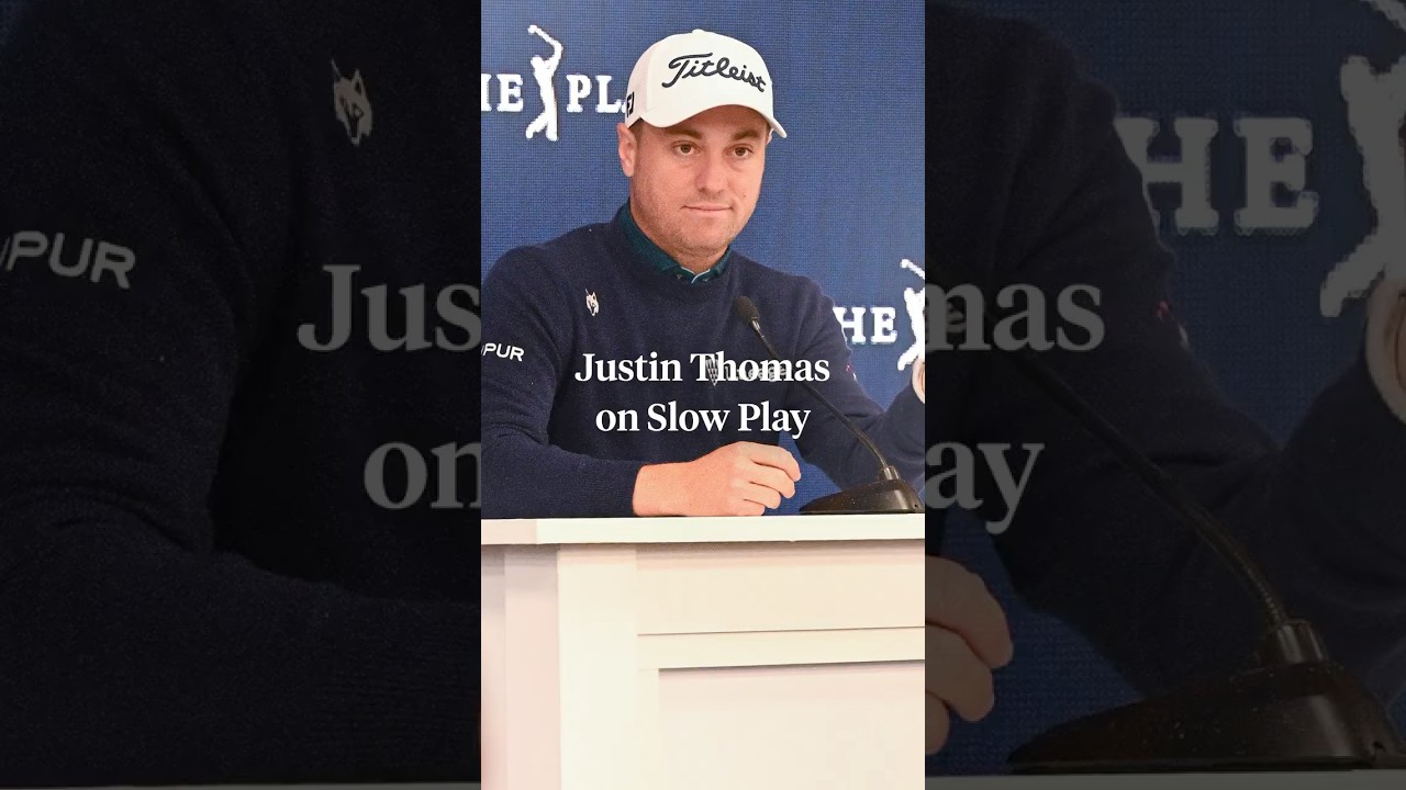 Justin Thomas speaks on the PGA Tour’s pace of play problem. 🗣️