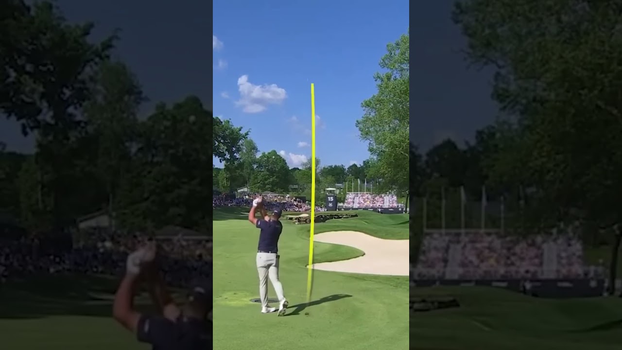 Bryson DeChambeau PW Down the Line 2024 #brysondechambeau #pgatour #golfswing