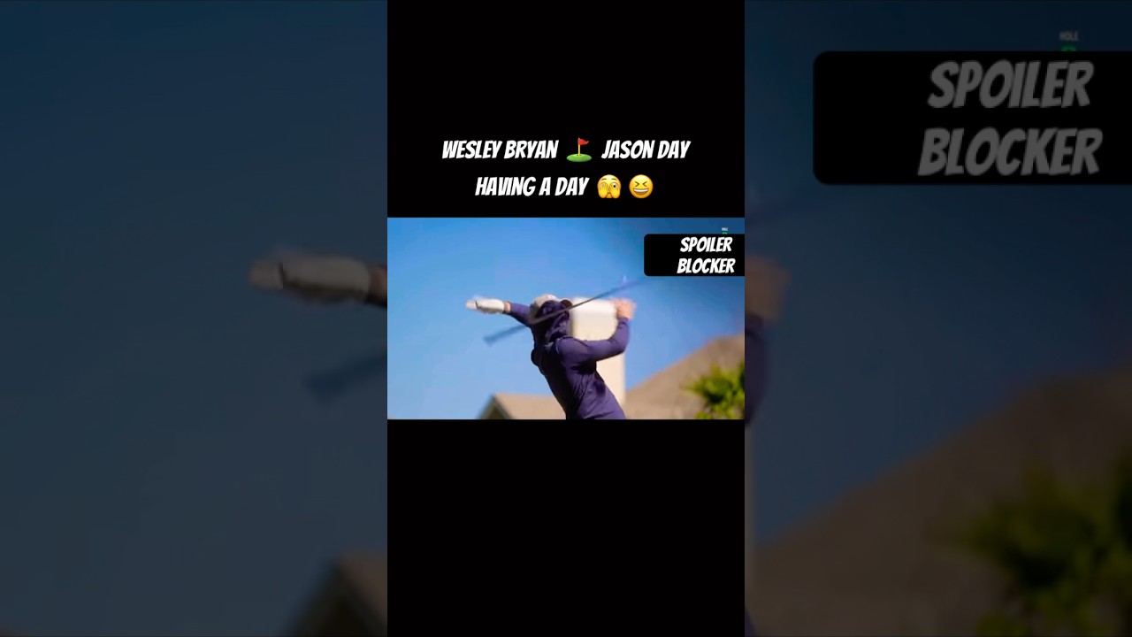 Wesley Bryan and Jason Day’s First YT Match ⛳️ #golf #bryanbros #jasonday