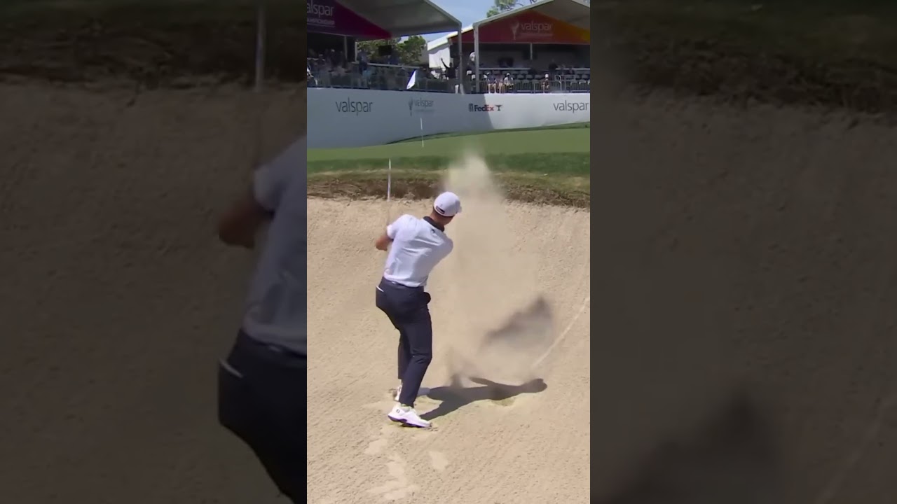 Justin Thomas Greenside Bunker Swing 2025 #justinthomas #pgatour #golfswing