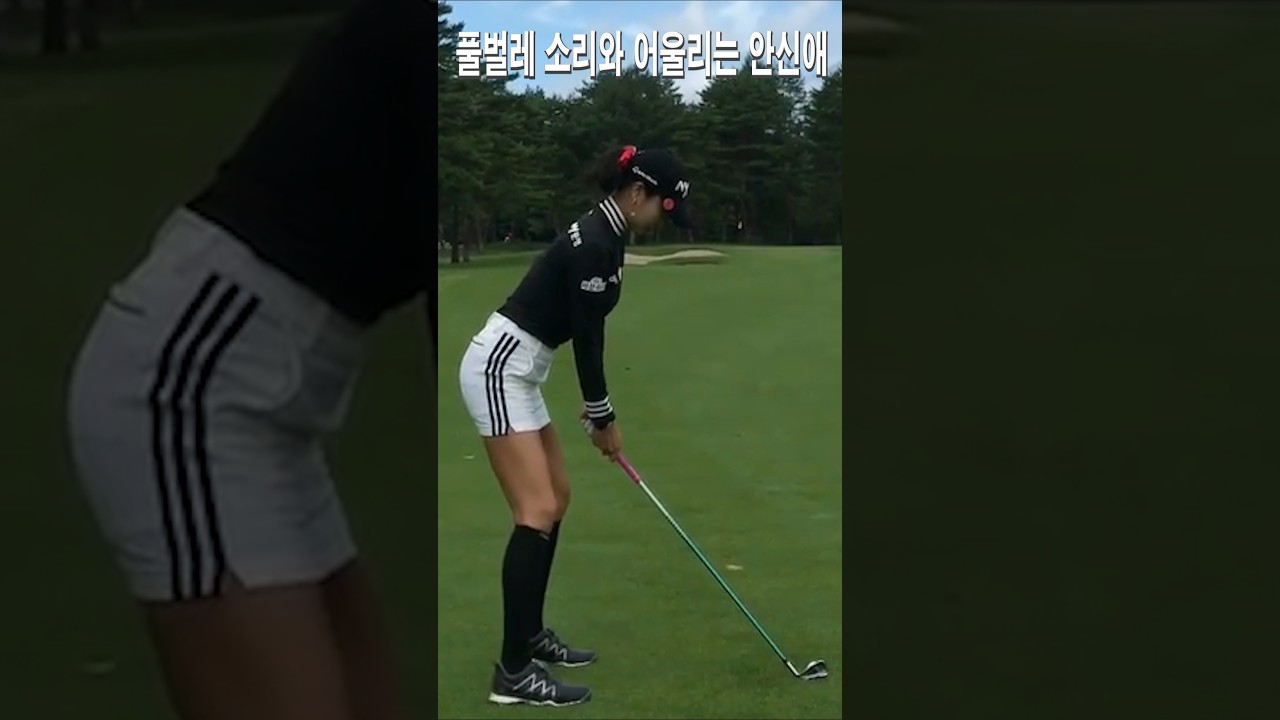 풀벌레 소리와 어울리는 안신애프로 스윙