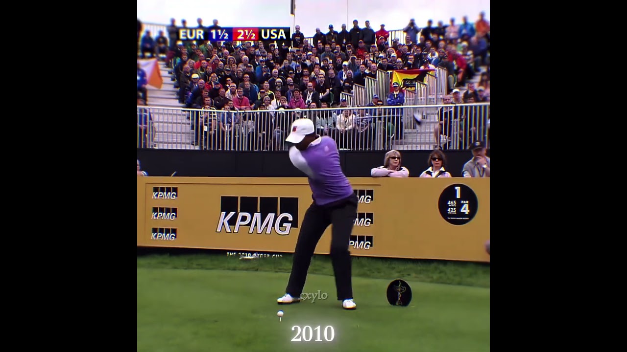 Tiger Woods Golf Swing Every Year (1994-2025) #golf #shorts