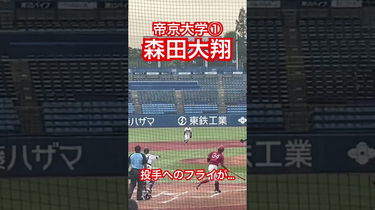 #森田大翔 #履正社 #大学野球