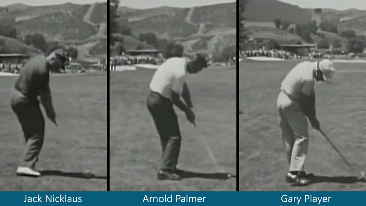 The Big 3 - Jack Nicklaus, Arnold Palmer & Gary Player Slow Motion