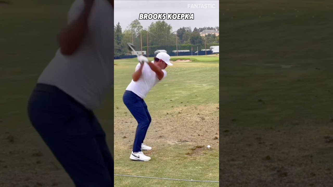PGA Brooks Koepka Golf Driver Swing