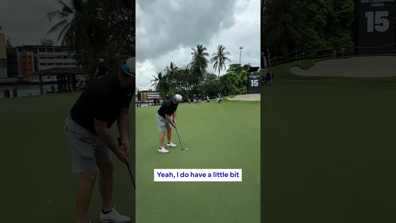 The mind games are on between Brooks & GMac 😂 #golf #livgolf #smashgc #brookskoepka