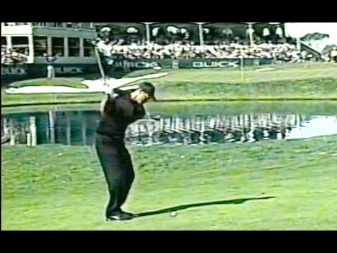 タイガーの絶妙アプローチ!!  完璧なスピンコントロール　2004 ビュイックインビテーショナル (4) 最終日