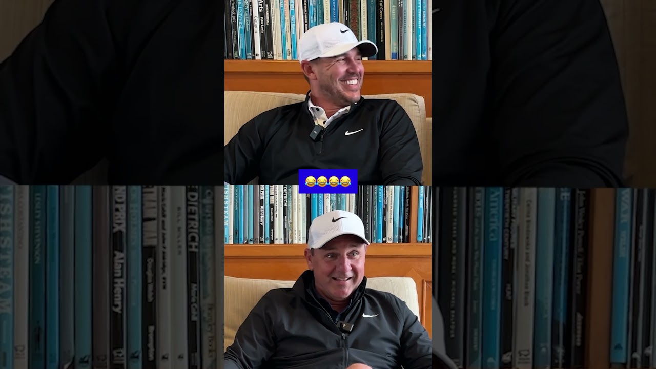 Sometimes a caddie just has to tell a player off 😅 #brookskoepka #livgolf #golf #smashgc