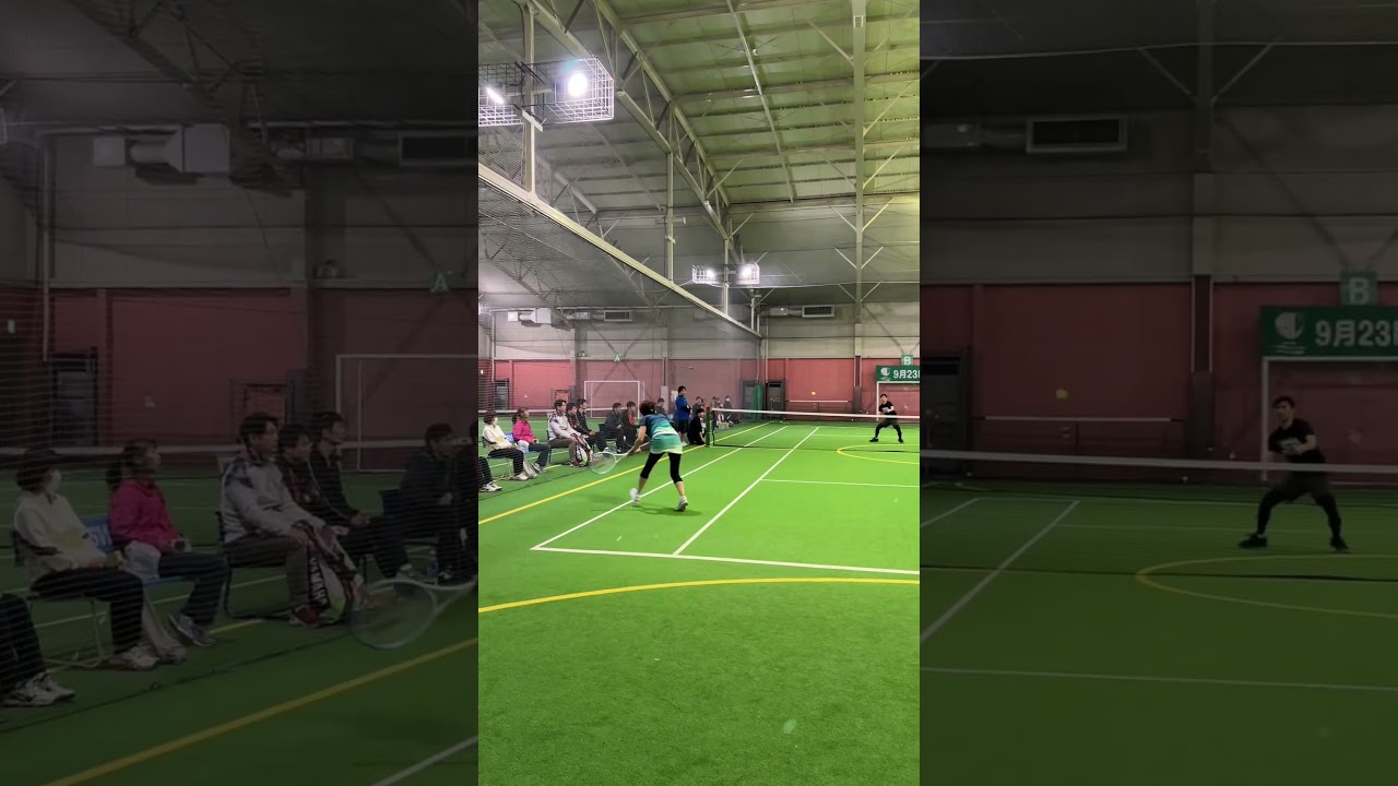 【ピンチをしのげるか⁉︎】テニスコーチvs杉山愛&小野田倫久（元日本代表ペア）#shorts