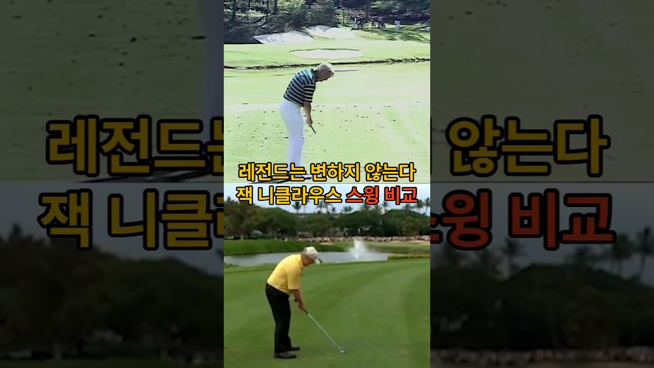 시간을 초월한 스윙│잭니클라우스 아이언 샷 비교