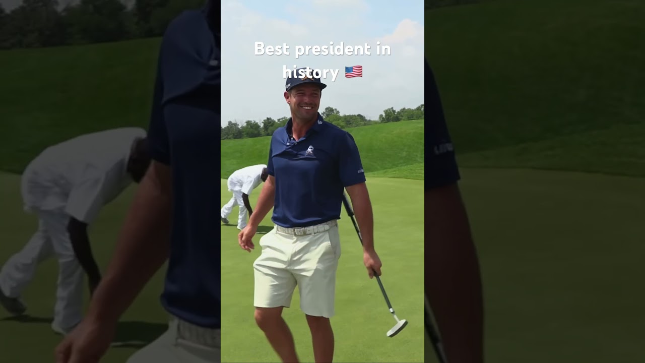 Pres Trump makes Solo birdie when he played with Bryson. @GolfWave @brysondechambeau