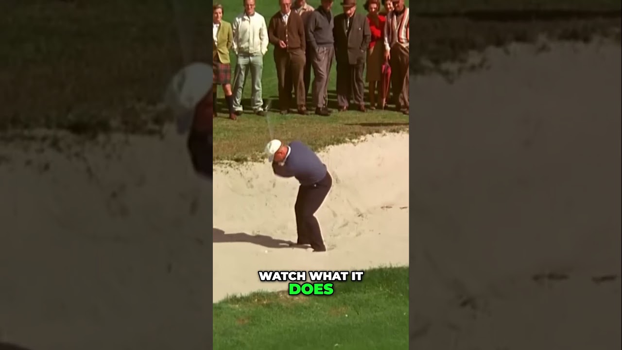 Jack Nicklaus Perfect Bunker Shot, Pebble Beach 1963! #golfnetwork #golf #golfswing #pga #pgatour