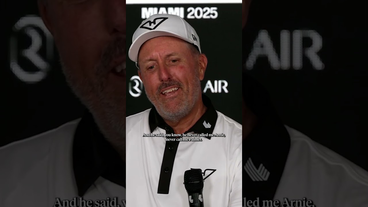 Phil Mickelson tells an all-time Arnold Palmer Masters story. 🔥