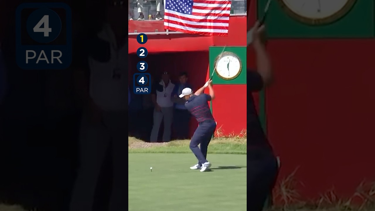 What does Bryson DeChambeau shoot on this par 4? 🧐