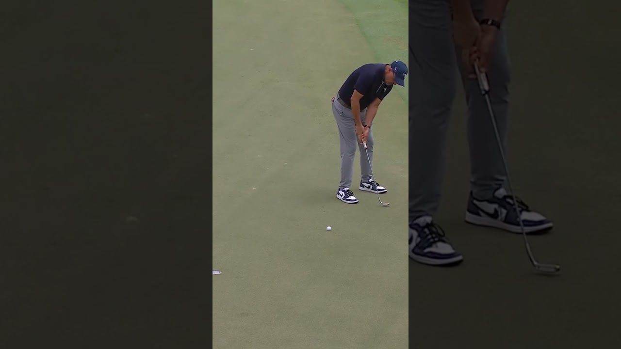 Phil Mickelson Putting Stroke 2025 #philmickelson  #livgolf #golfswing #golf