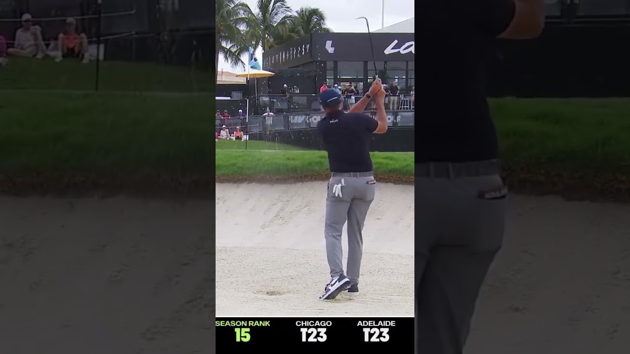 Phil Mickelson Greenside Bunker Iron Swing 2025 #philmickelson  #livgolf #golfswing #golf