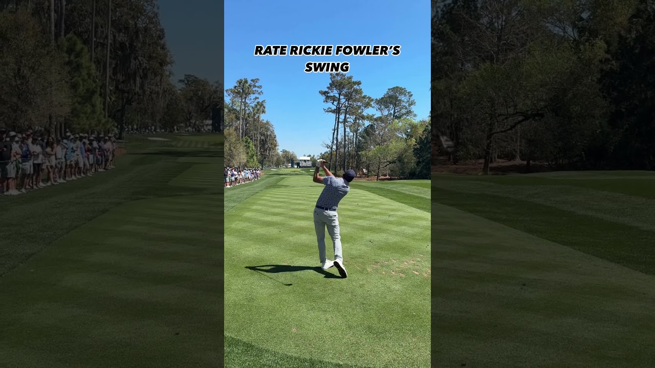 Rickie Fowler tees off at The PLAYERS. #rickiefowler #golf #pgatour #theplayers #tpcsawgrass