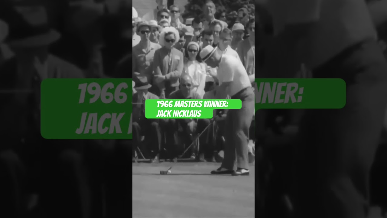 1966 Masters Winner Jack Nicklaus #jacknicklaus     #themasters #golfswing #golf #augusta