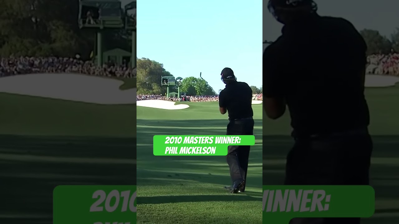 2010 Masters Winner Phil Mickelson #philmickelson #themasters #golfswing #augusta #golf
