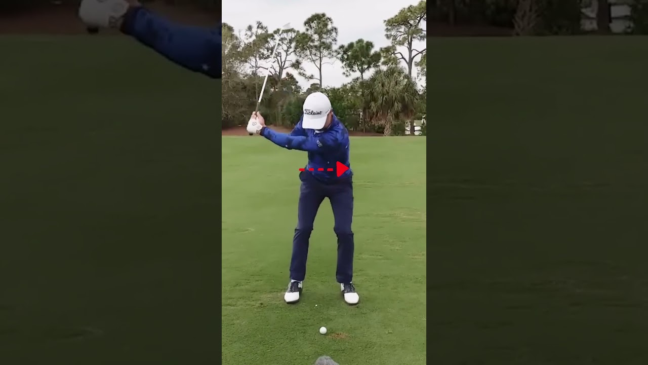 justin thomas slow motion swing - IRONS