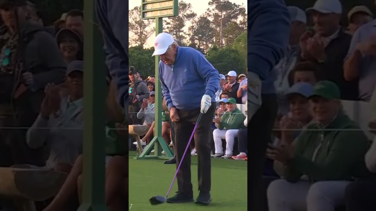 Barbara Nicklaus is impressed with Jack. #themasters