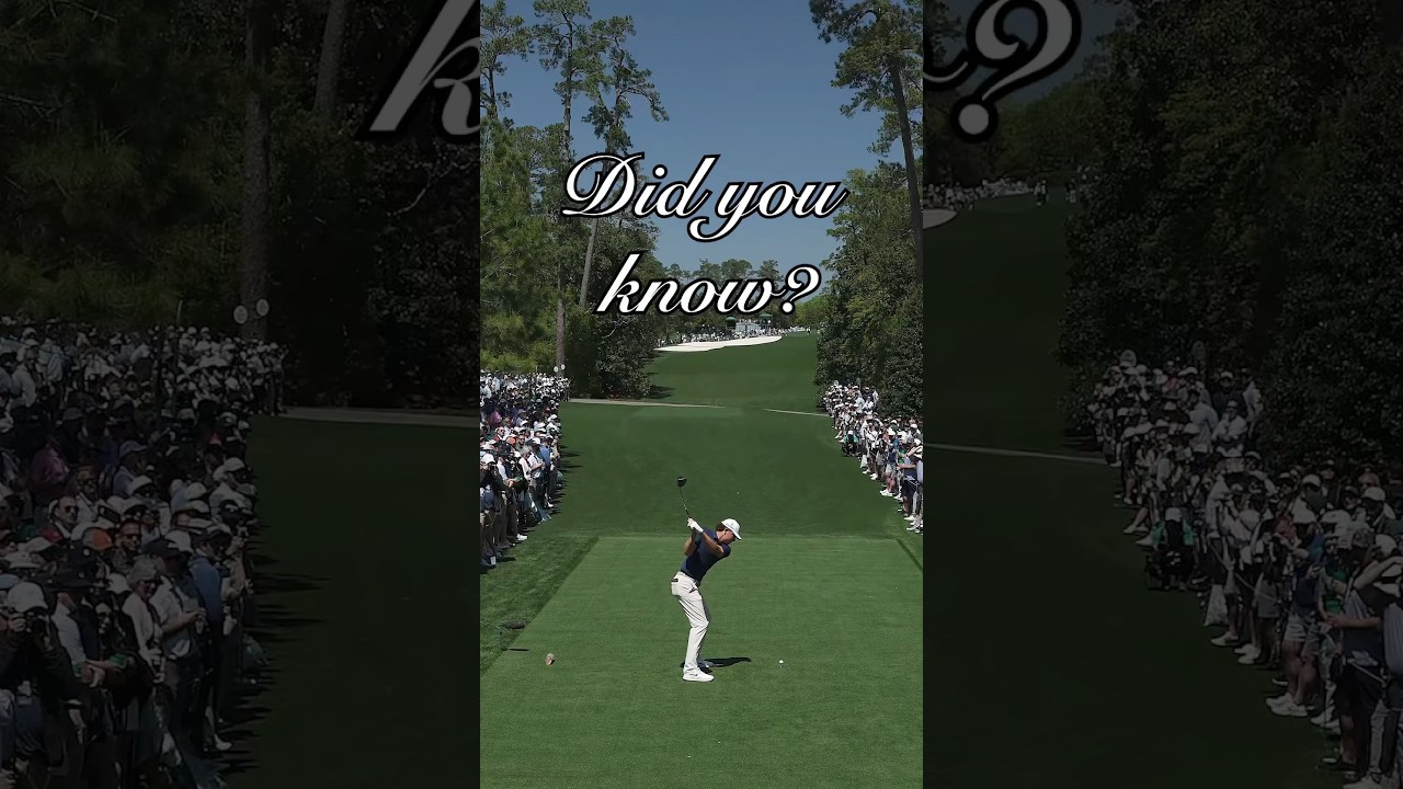 Did you know? It’s the Masters ⛳️