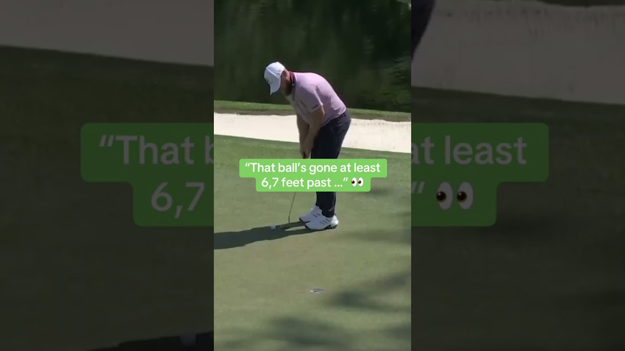 Didn't know The Masters was chill like that 🤣