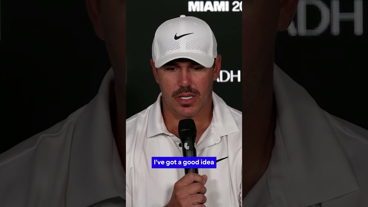 All focus locked on Augusta for Brooks Koepka #themasters #brookskoepka #golf #livgolf