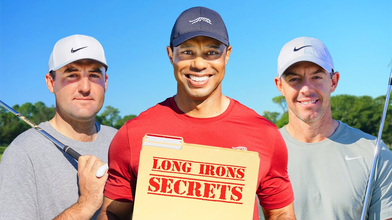 Tiger Woods' Long Iron Clinic With Scottie Scheffler and Rory McIlroy