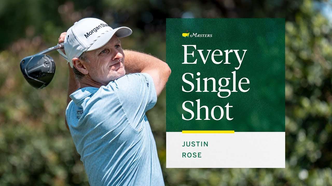 Justin Rose’s First Round | Every Single Shot | The 2025 Masters