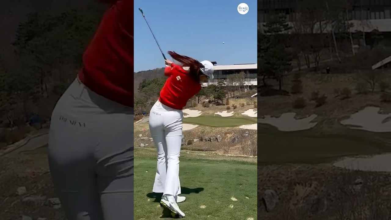 힘빼고 툭툭치세요이~#🏌🏼‍❤️🤍 | KLPGA 유현주(Hyunju Yoo) #응원릴레이2025