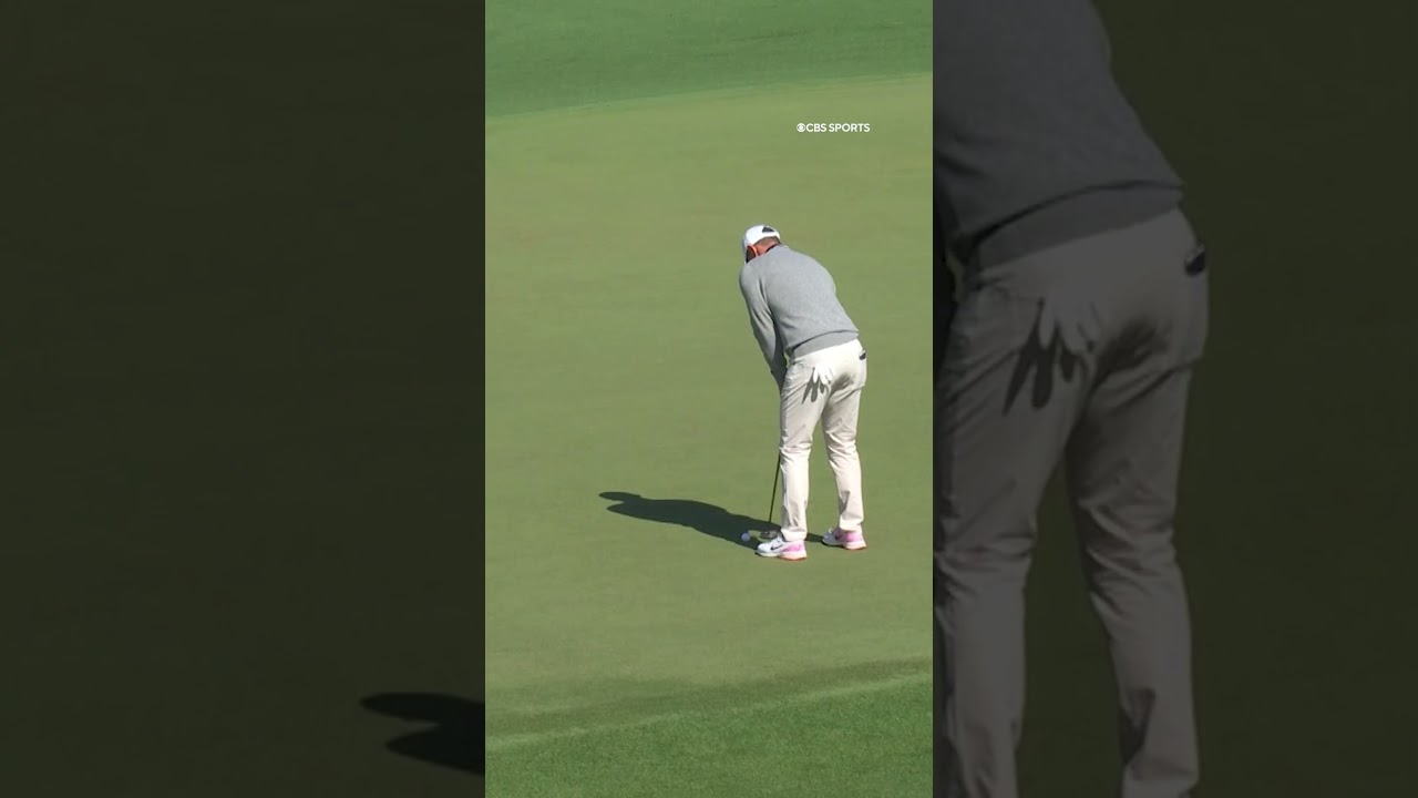 Rory McIlroy birdied from behind a tree #shorts