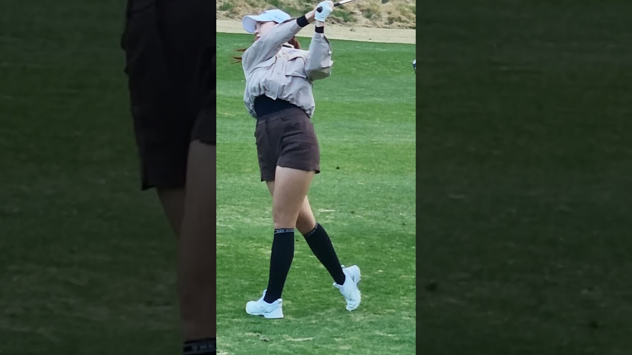 KLPGA[유현주]프로 리듬과 템포 좋은 페어웨이 아이언 샷 두산건설 We've 챔피언십  #golf #골프스타 #골프 #퍼터 #골프스윙 #golfswing #아름다운골프장