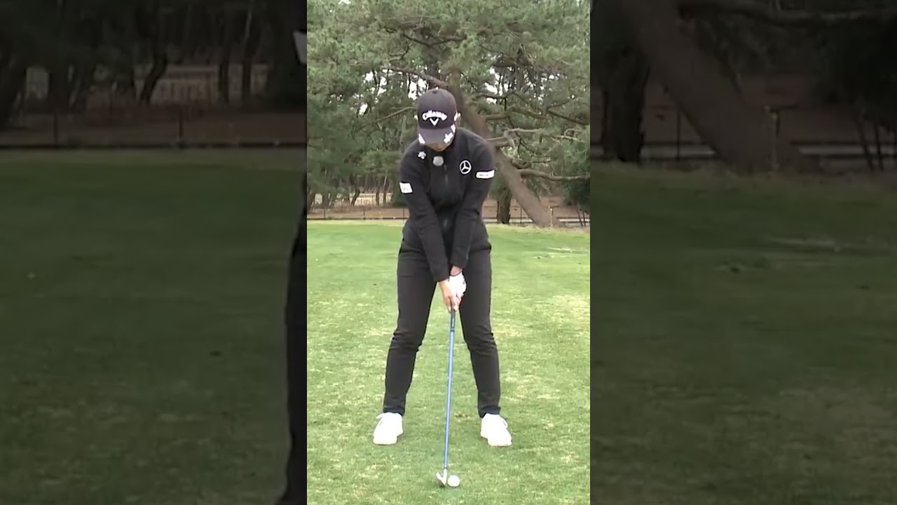 柏原明日架「ボールはすぐ打って！」 #ゴルフ #ゴルフスイング #ゴルフレッスン #golf