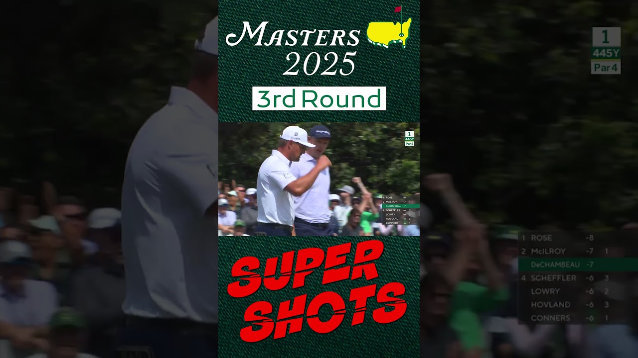 【マスターズ 第3日】世界最高峰のスーパーショット #masters #golf