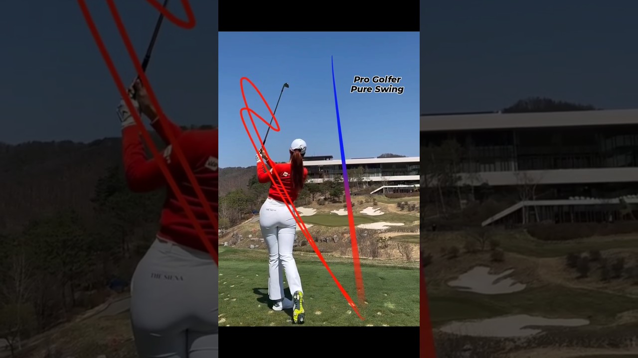 @_hyunju.__ Pro Traced by shashot app#golfswing #golf #골프스윙 #골프 #ゴルフスイング #ゴルフ