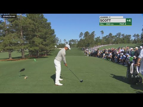 Adam Scott Insane Hole-out???!!! - Masters 2025
