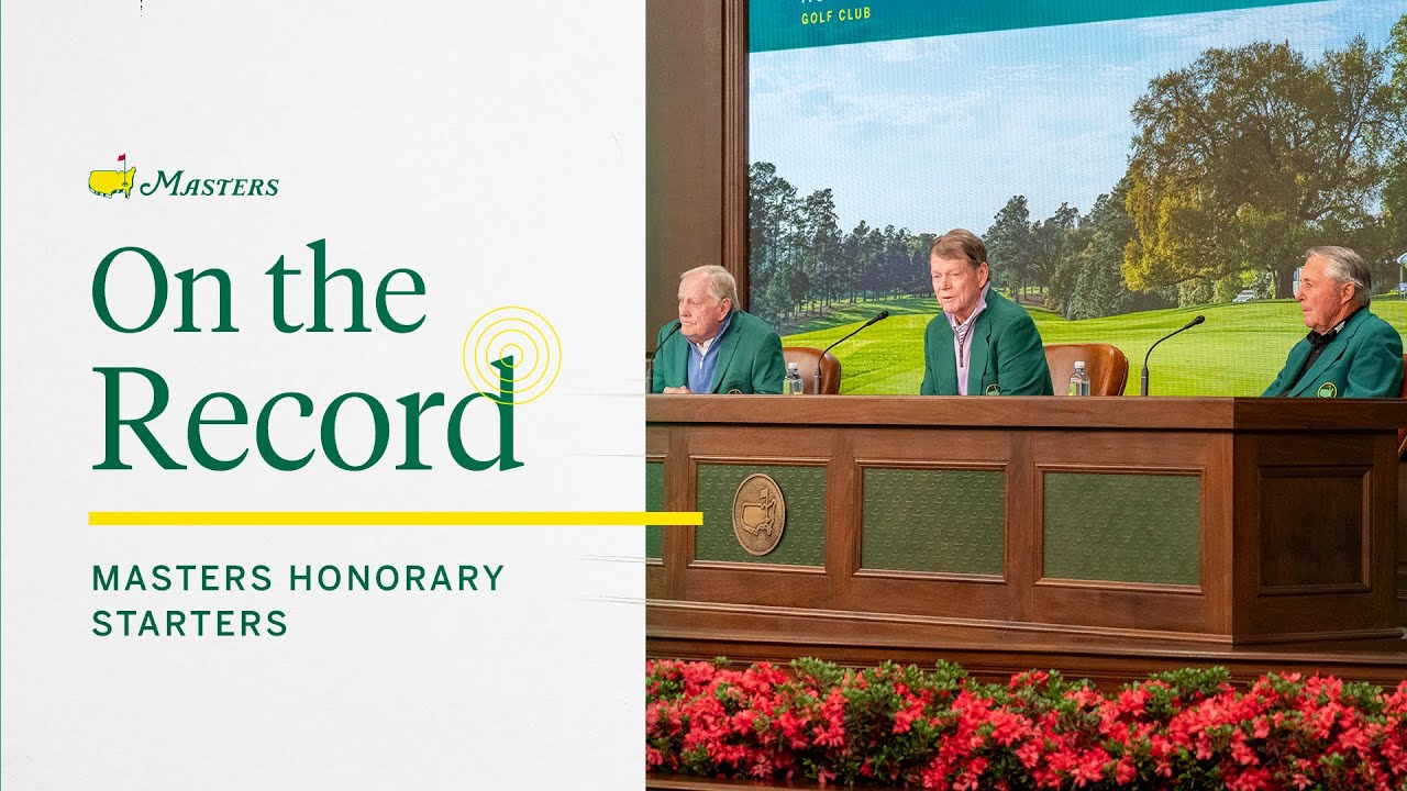 The 2025 Honorary Starters: Jack Nicklaus, Gary Player and Tom Watson | The Masters