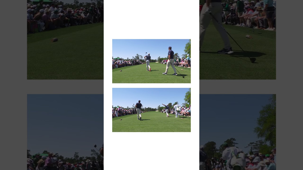 The final pairing starts their final round. #themasters