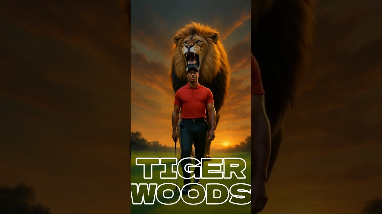 What If Golf Legends Had Spirit Animals? 🐅🦅🐻 #GolfShorts